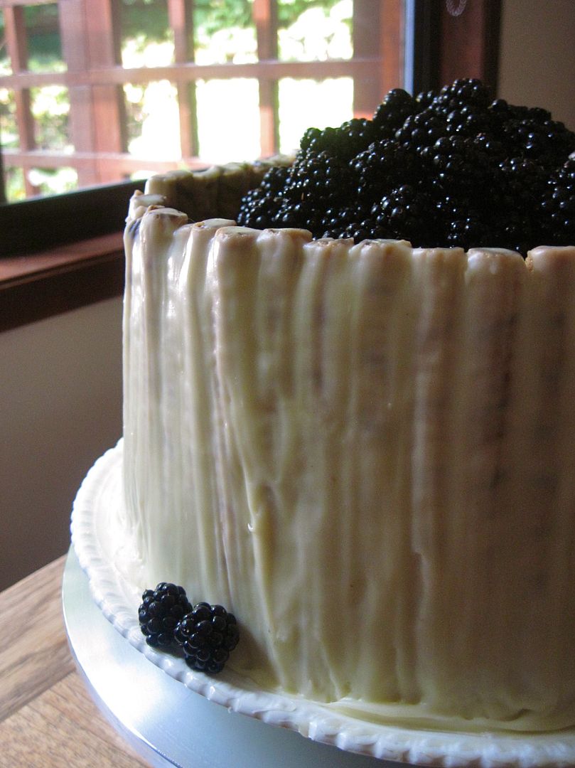 Blackberry, Lemon & White Chocolate Cake